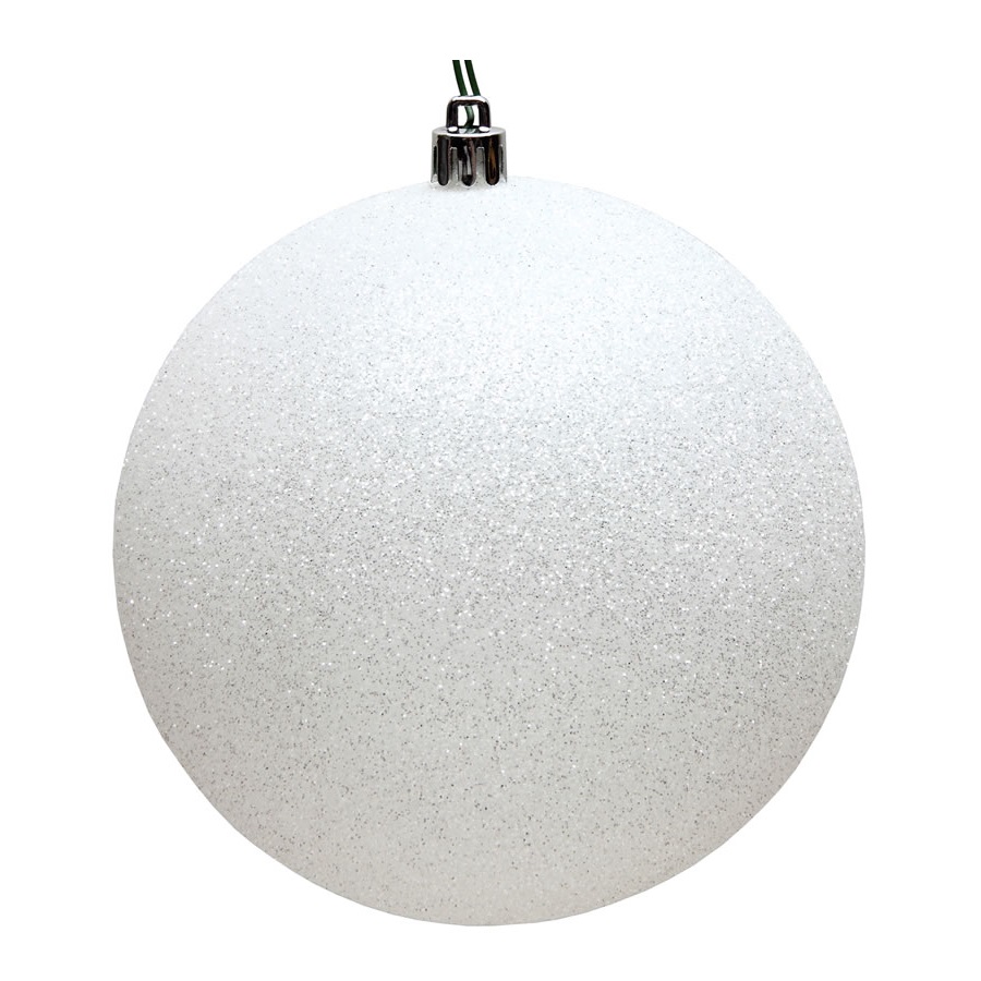 white plastic christmas balls