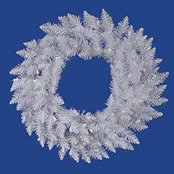 Christmastopia.com - 24 Inch Sparkle White Spruce Artificial Christmas Wreath Unlit