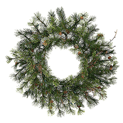 Christmastopia.com - 24 Inch Mixed Country Pine Artificial Christmas Wreath Unlit