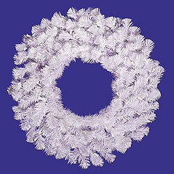 Christmastopia.com - 24 Inch Crystal White Wreath