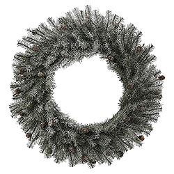 Christmastopia.com - 20 Inch Frosted Pistol Pine Wreath