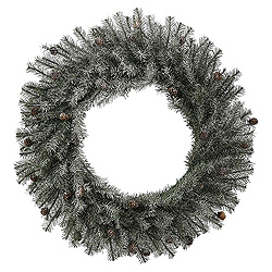 Christmastopia.com - 24 Inch Frosted Pistol Pine Wreath