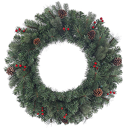 Christmastopia.com - 30 Inch Wesley Mixed Pine Wreath