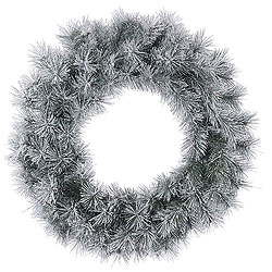 Christmastopia.com - 24 Inch Frosted Brewer Pine Wreath