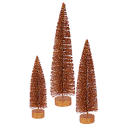 Christmastopia.com - 20 Inch Copper Oval Tree 3 per Set