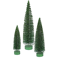 Christmastopia.com - 20 Inch Emerald Oval Tree 3 per Set
