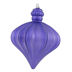 Christmastopia.com - 5.5 Inch Purple Shiny And Matte Onion Ornament