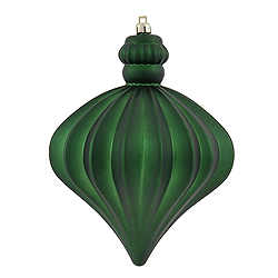Christmastopia.com - 5.5 Inch Emerald Shiny And Matte Onion Ornament