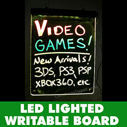 Christmastopia.com - LED Lighted Writable Sign