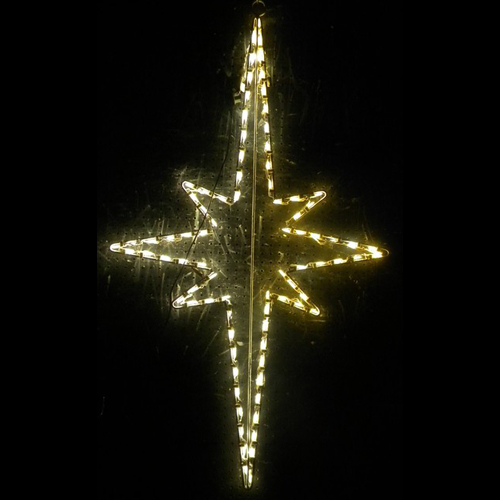 lighted star christmas decorations